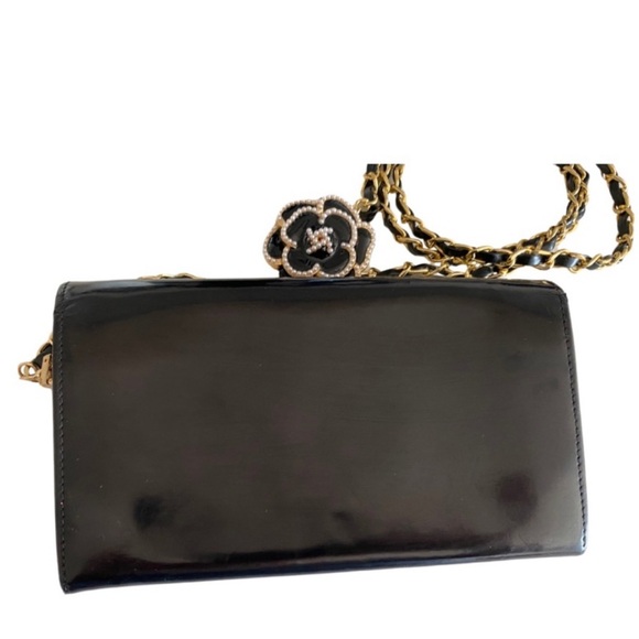 Authentic Gucci Wallet Clutch - Tom Ford Collection Y2K Patent Leather- Black - Picture 5 of 8